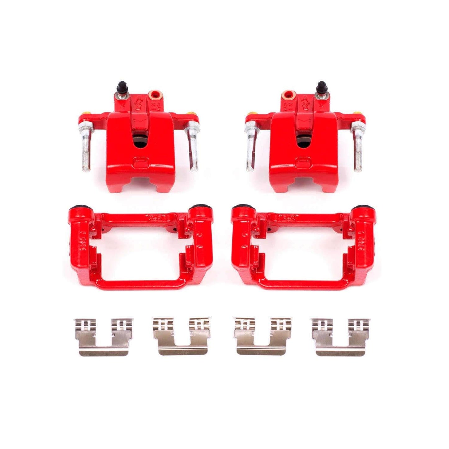 Power Stop 05-19 Chrysler 300 Rear Red Calipers w/Brackets - Pair S4970