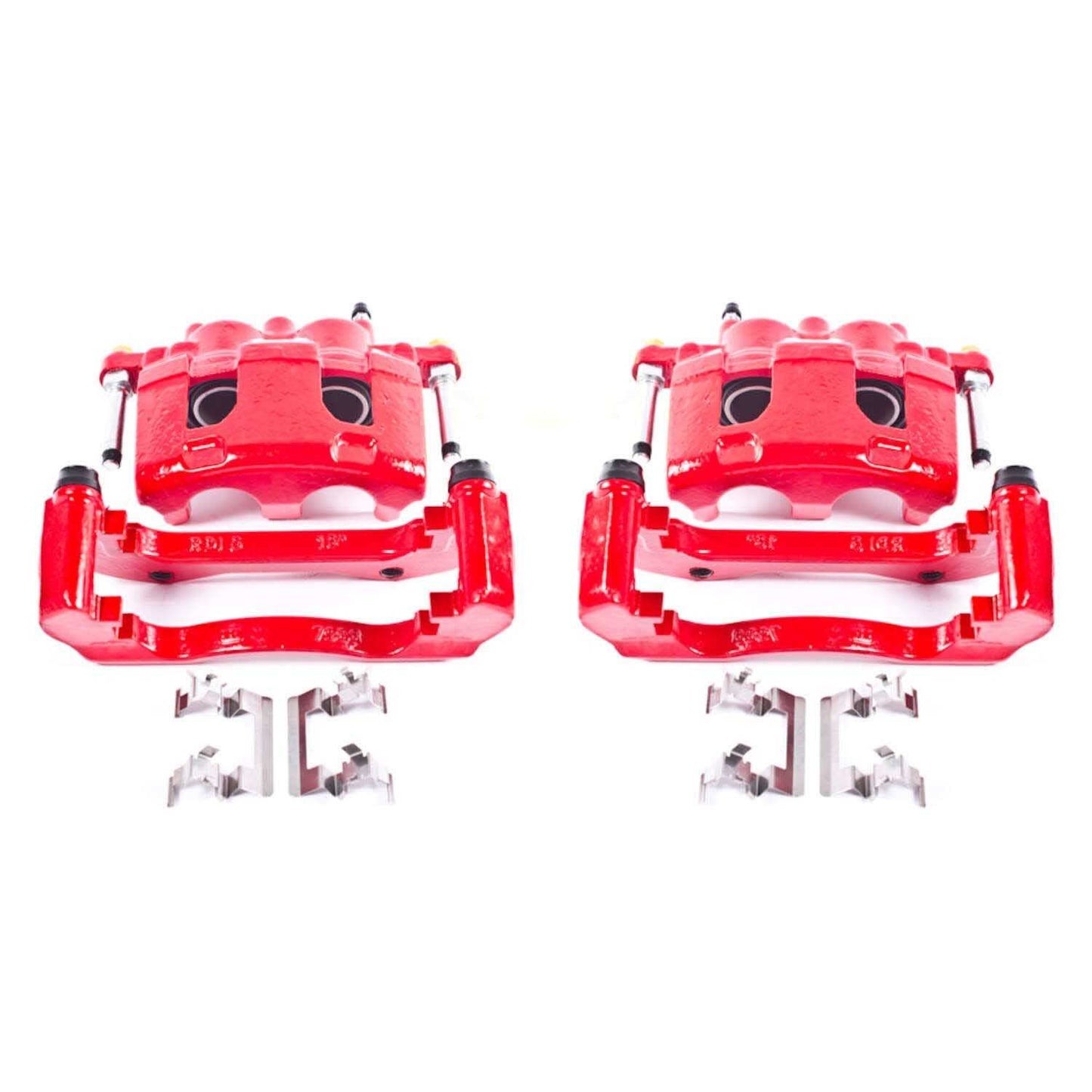 PowerStop Power Stop 06-11 Buick Lucerne Front Red Calipers w/Brackets - Pair S4988