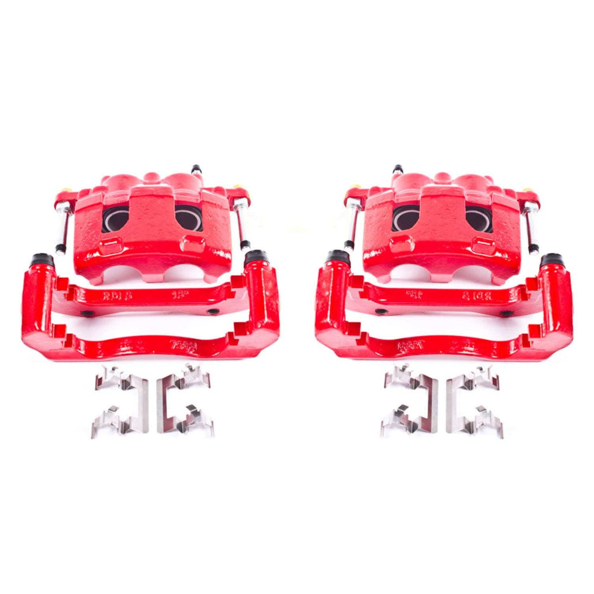 PowerStop Power Stop 06-11 Buick Lucerne Front Red Calipers w/Brackets - Pair S4988