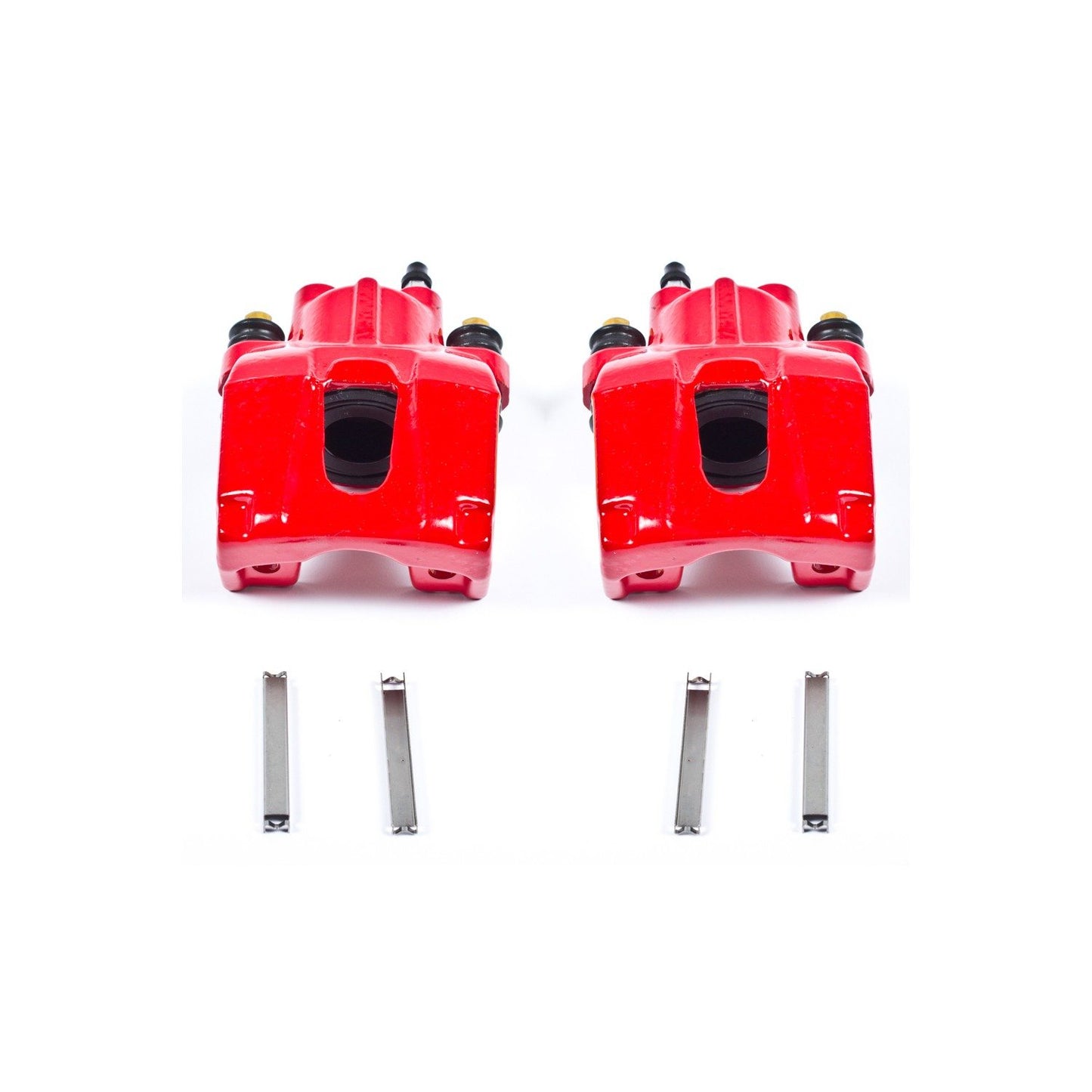 PowerStop Power Stop 06-10 Jeep Commander Rear Red Calipers w/o Brackets - Pair S4998