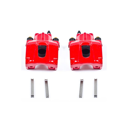 PowerStop Power Stop 06-10 Jeep Commander Rear Red Calipers w/o Brackets - Pair S4998