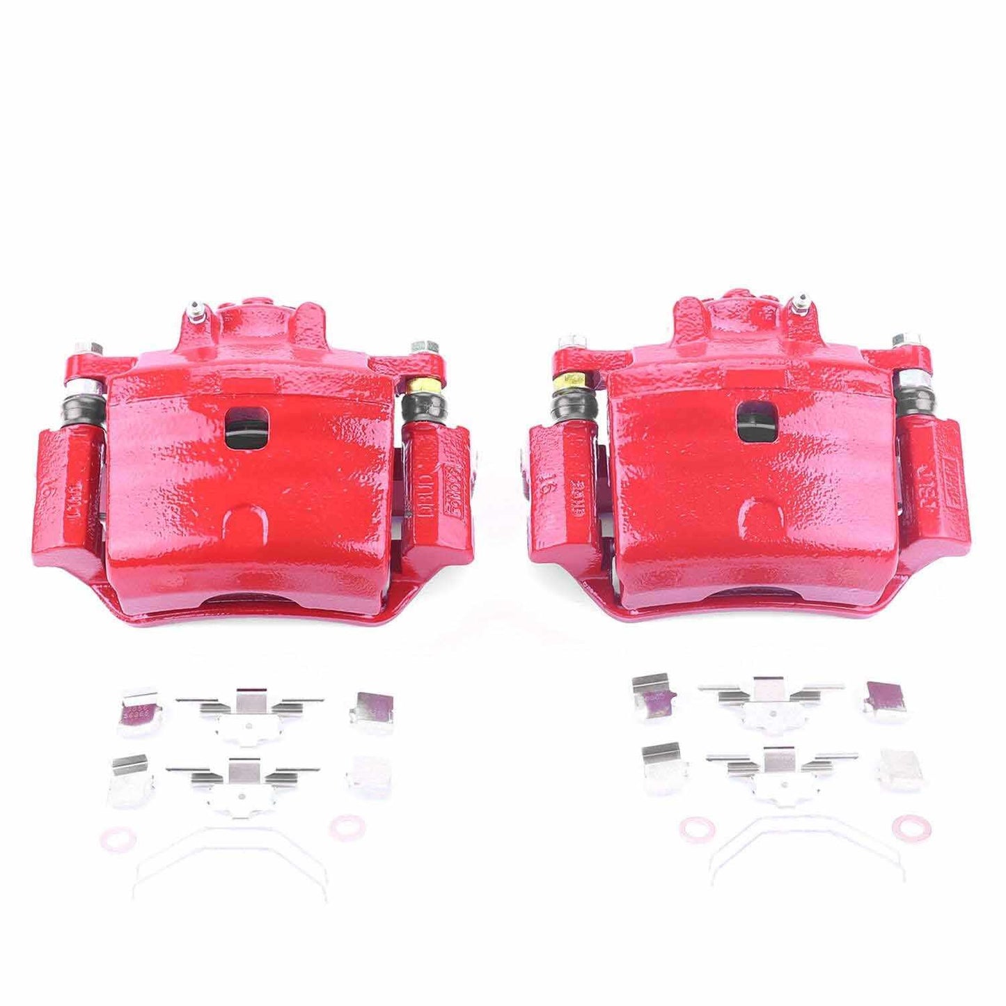 PowerStop Power Stop 06-12 Ford Fusion Front Red Calipers w/Brackets - Pair S5000