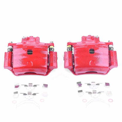 PowerStop Power Stop 06-12 Ford Fusion Front Red Calipers w/Brackets - Pair S5000