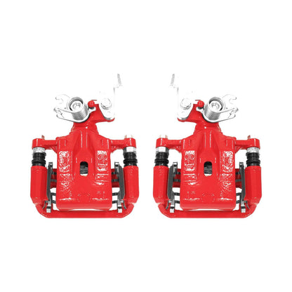 PowerStop Power Stop 06-12 Ford Fusion Rear Red Calipers w/Brackets - Pair S5002