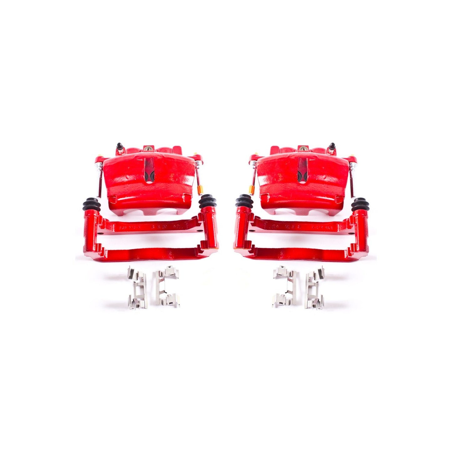 PowerStop Power Stop 08-16 Buick Enclave Front Red Calipers w/Brackets - Pair S5004