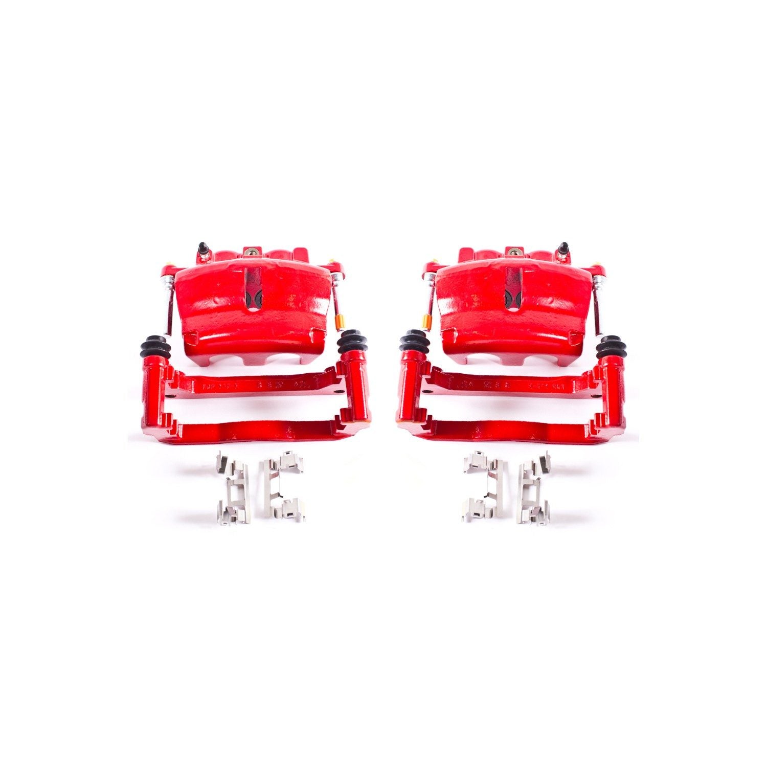 PowerStop Power Stop 08-16 Buick Enclave Front Red Calipers w/Brackets - Pair S5004