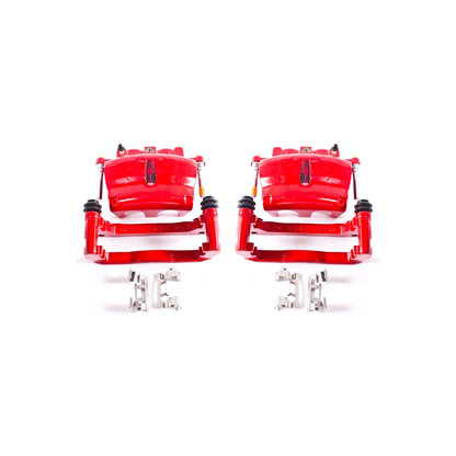 PowerStop Power Stop 08-16 Buick Enclave Front Red Calipers w/Brackets - Pair S5004