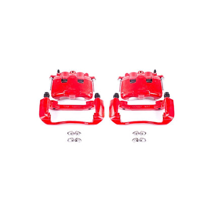 PowerStop Power Stop 05-08 Dodge Dakota Front Red Calipers w/Brackets - Pair S5008