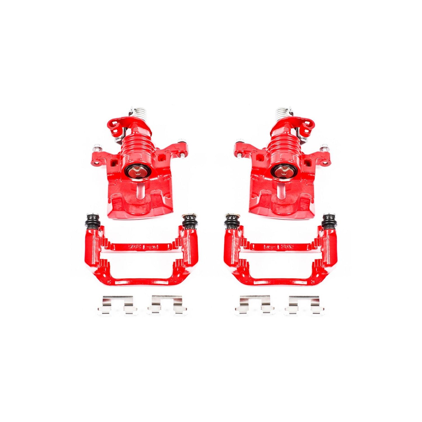 PowerStop Power Stop 05-09 Buick Allure Rear Red Calipers w/Brackets - Pair S5010