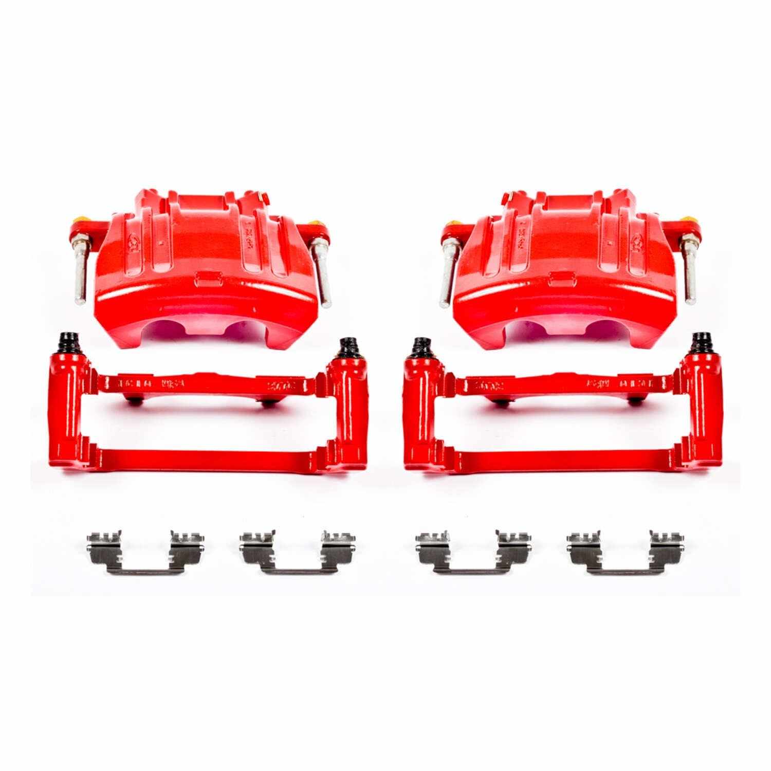 PowerStop Power Stop 2012 Chrysler 300 Front Red Calipers w/Brackets - Pair S5016A