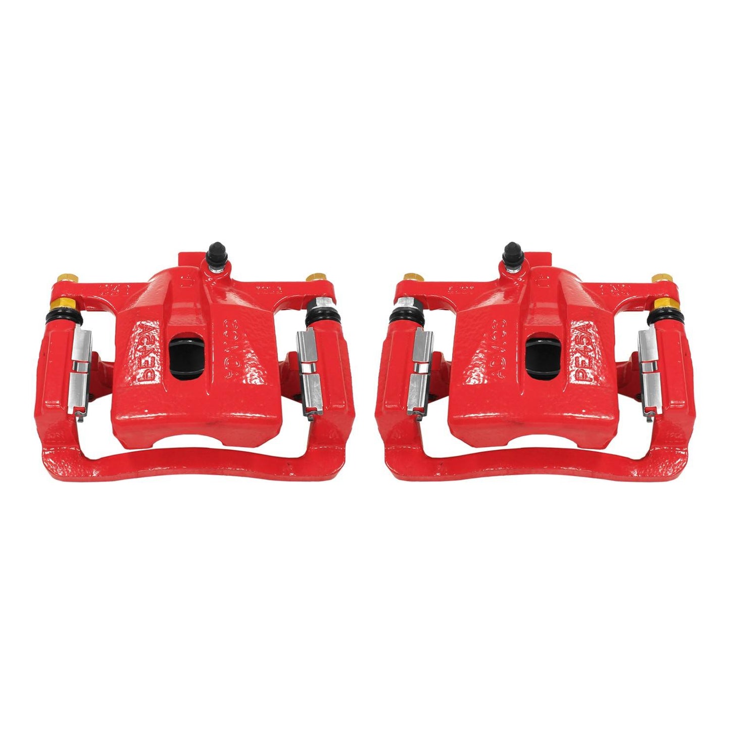 PowerStop Power Stop 06-10 Hummer H3 Rear Red Calipers w/Brackets - Pair S5020