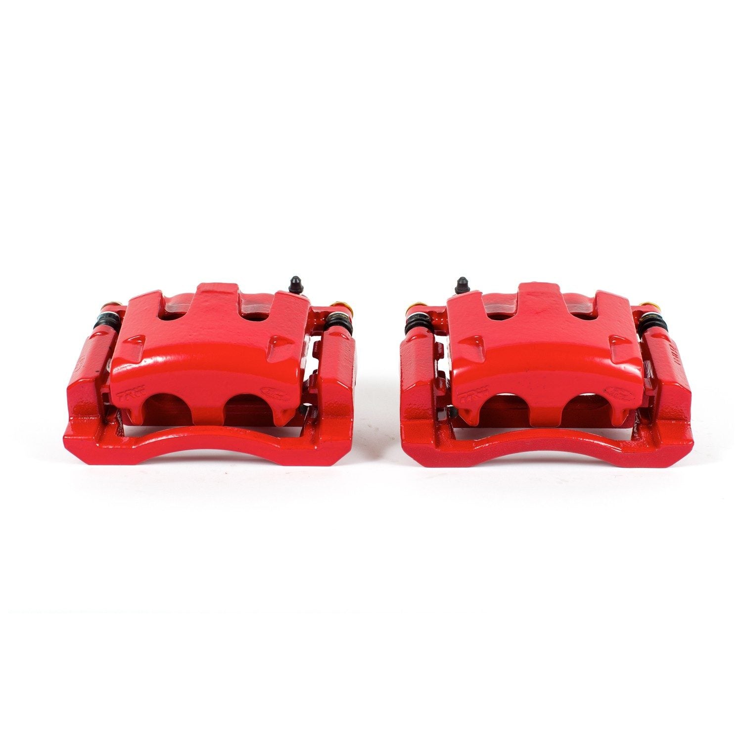 PowerStop Power Stop 05-12 Ford F-350 Super Duty Rear Red Calipers w/Brackets - Pair S5028