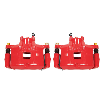 PowerStop Power Stop 07-12 Dodge Caliber Front Red Calipers w/Brackets - Pair S5032A