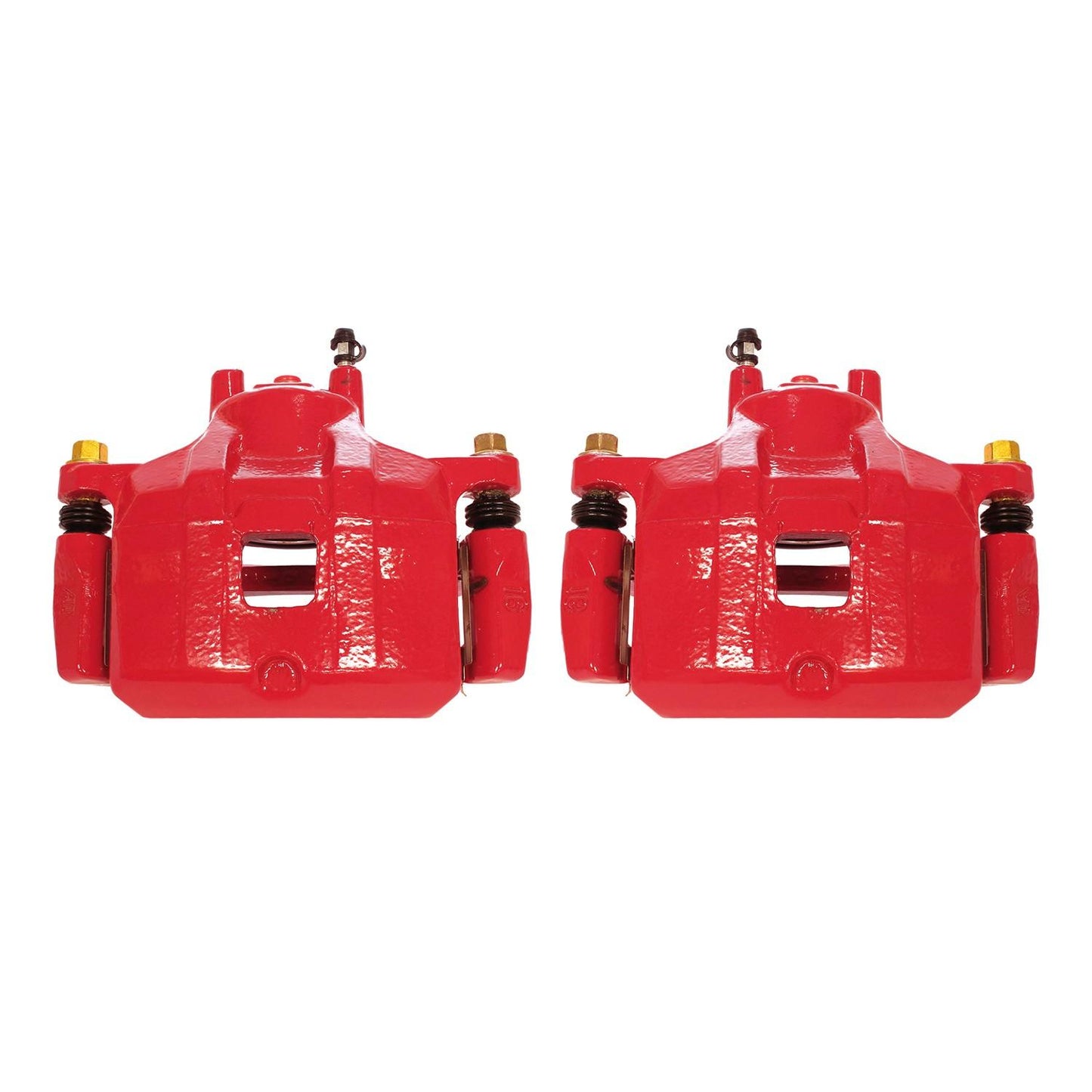 PowerStop Power Stop 08-17 Mitsubishi Lancer Front Red Calipers w/Brackets - Pair S5032C