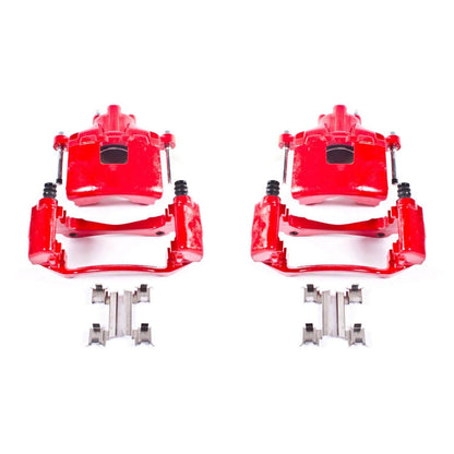 PowerStop Power Stop 05-09 Buick Allure Front Red Calipers w/Brackets - Pair S5034