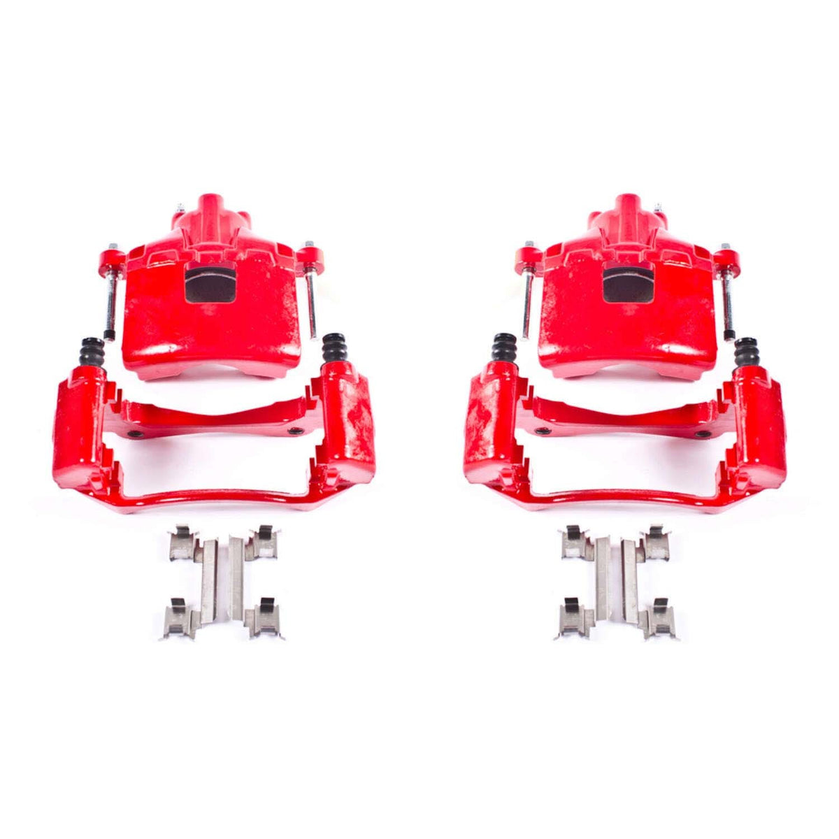 PowerStop Power Stop 05-09 Buick Allure Front Red Calipers w/Brackets - Pair S5034