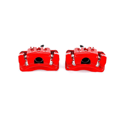 PowerStop Power Stop 12-15 Chevrolet Captiva Sport Rear Red Calipers w/Brackets - Pair S5040