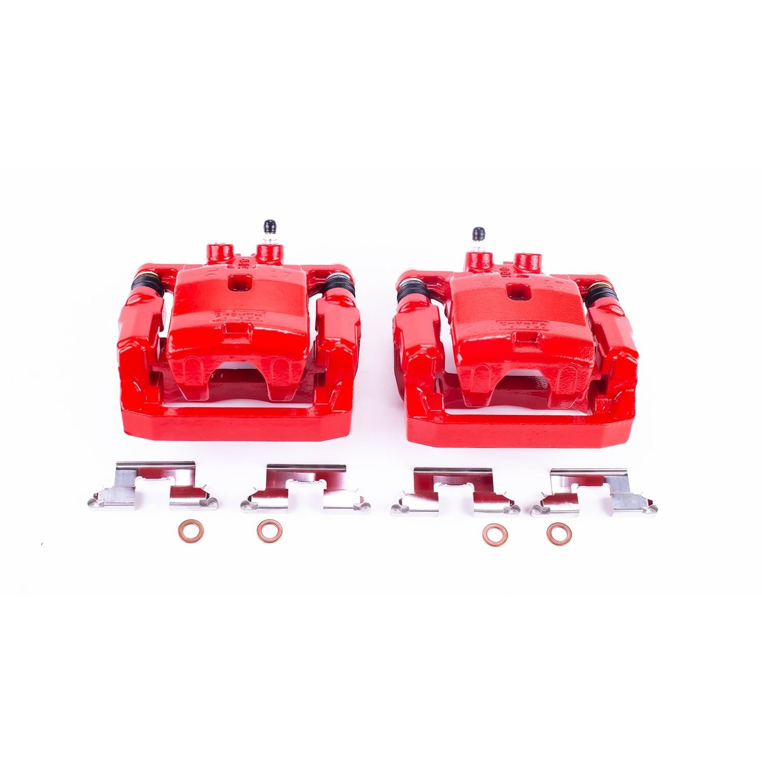 PowerStop Power Stop 07-15 Mazda CX-9 Rear Red Calipers w/Brackets - Pair S5042A
