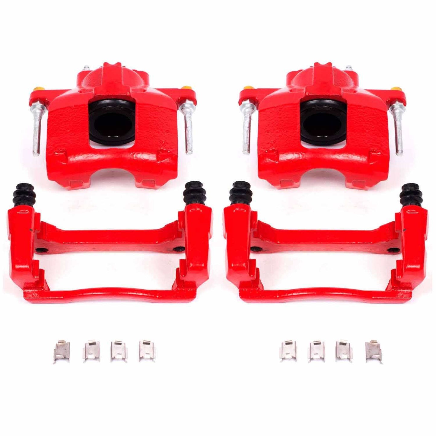 PowerStop Power Stop 08-16 Chrysler Town & Country Front Red Calipers w/Brackets - Pair S5044