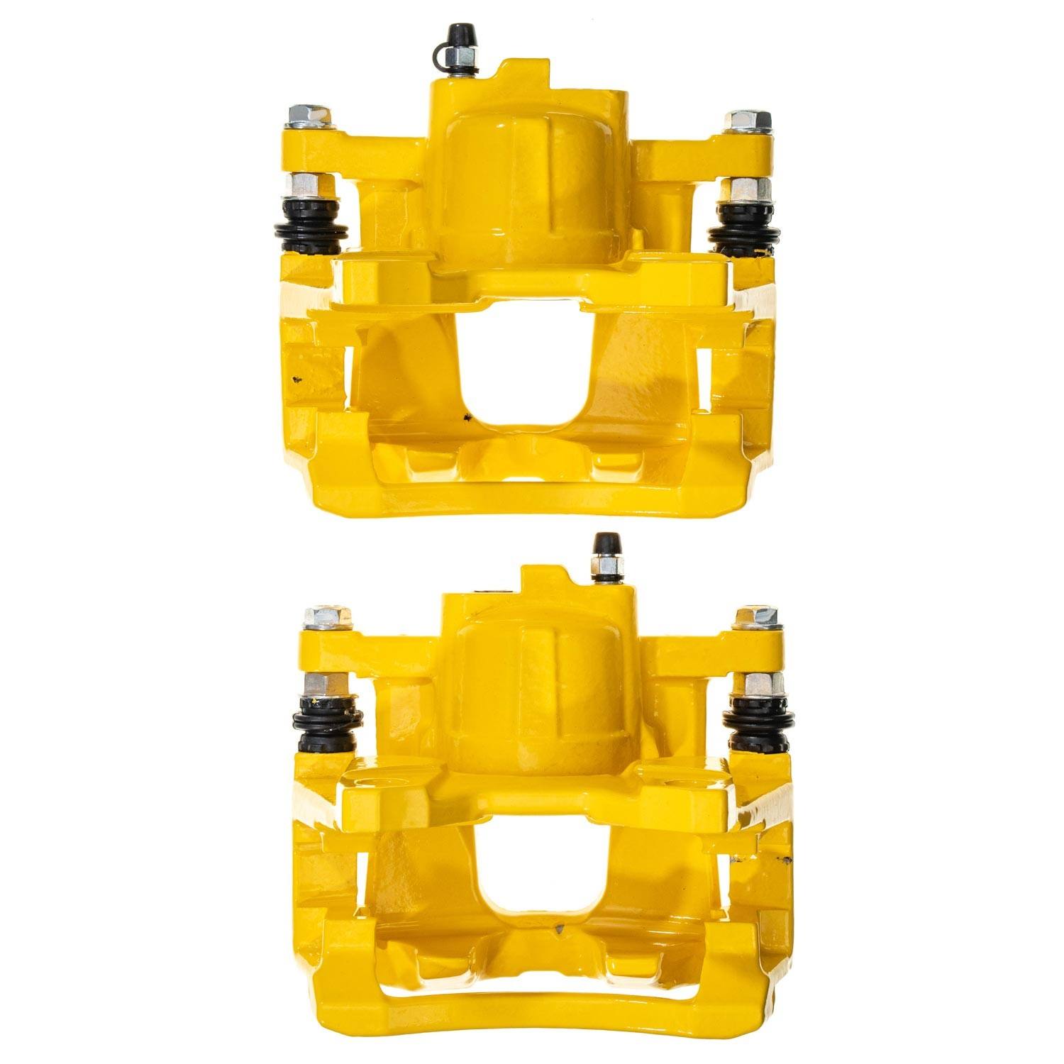 PowerStop Power Stop 2018 Jeep Wrangler JK Rear Yellow Caliper w/Bracket (Pair) S5046YLW