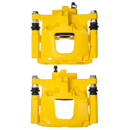 PowerStop Power Stop 2018 Jeep Wrangler JK Rear Yellow Caliper w/Bracket (Pair) S5046YLW