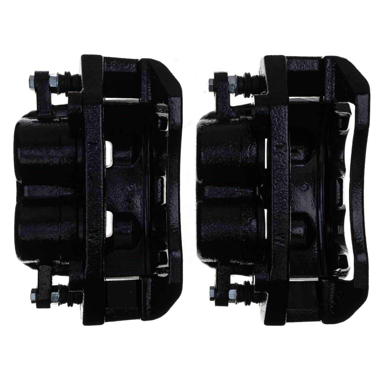 PowerStop Power Stop 11-18 Ram 1500 Front Black Calipers - Pair (w/Bracket) S5054BLK