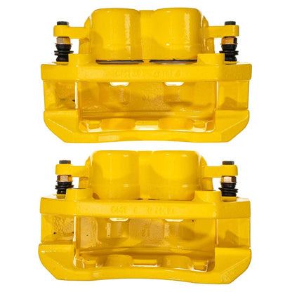 PowerStop Power Stop 2011 Ram Dakota Front Yellow Caliper w/Bracket (Pair) S5054YLW