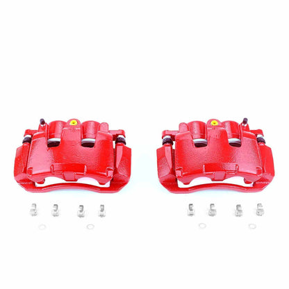 PowerStop Power Stop 07-09 Chrysler Aspen Front Red Calipers w/Brackets - Pair S5054
