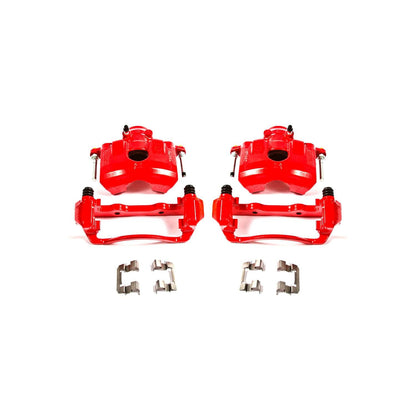 PowerStop Power Stop 08-11 Ford Focus Front Red Calipers w/Brackets - Pair S5068