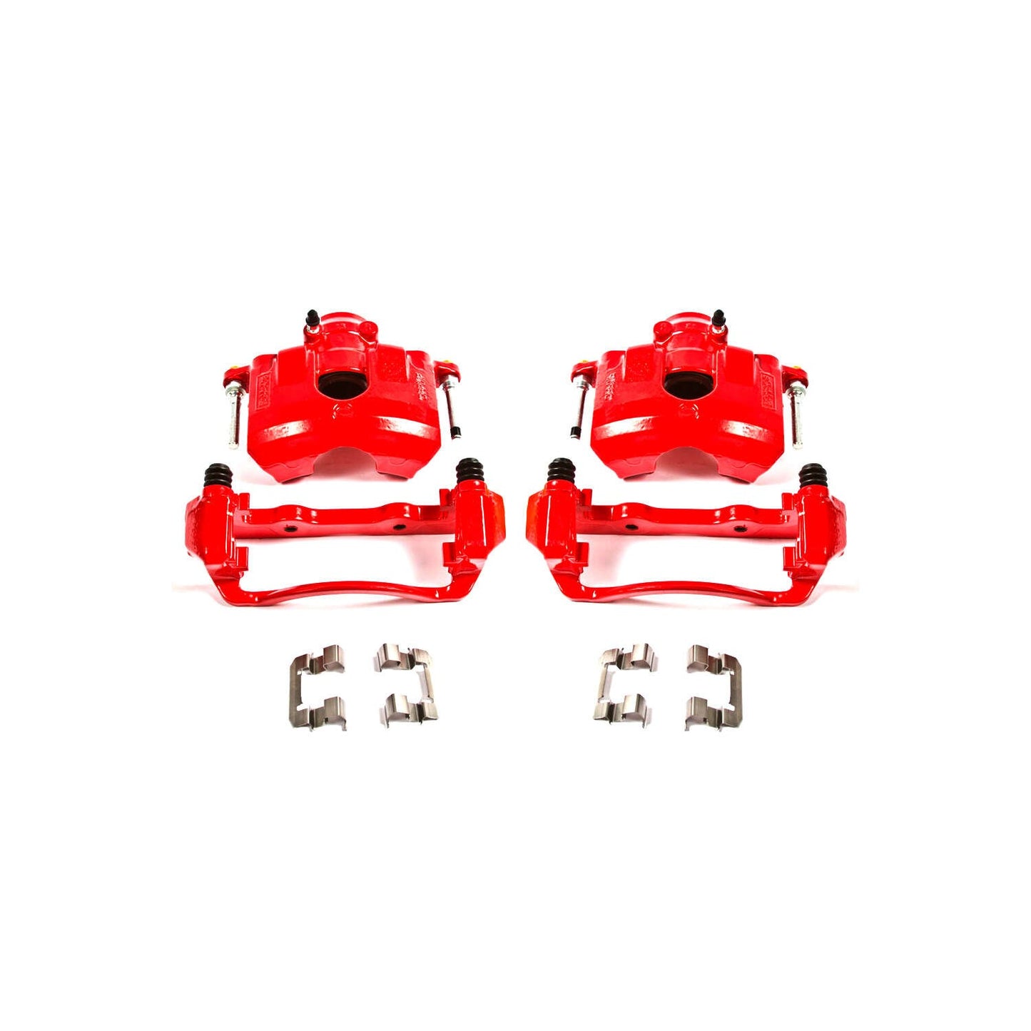 PowerStop Power Stop 08-11 Ford Focus Front Red Calipers w/Brackets - Pair S5068