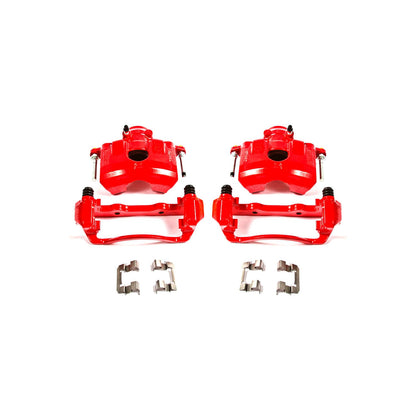 PowerStop Power Stop 08-11 Ford Focus Front Red Calipers w/Brackets - Pair S5068