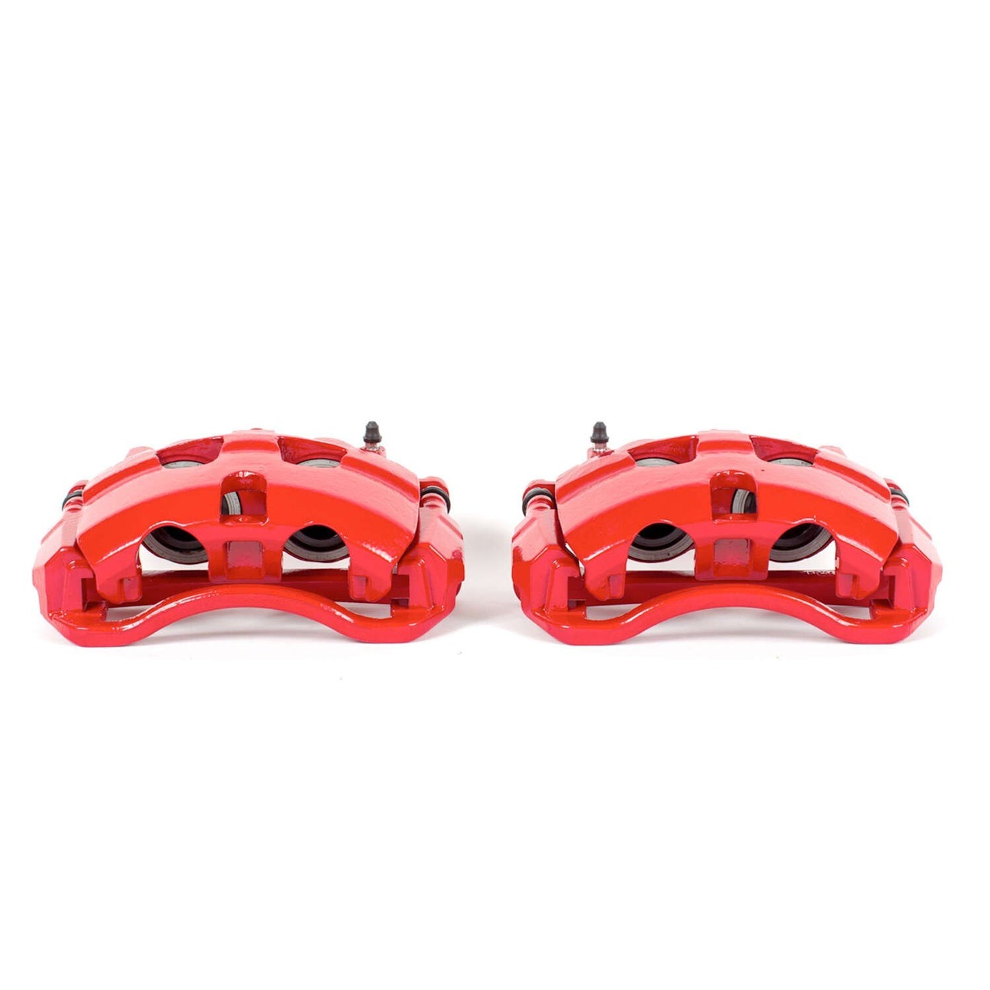 PowerStop Power Stop 08-14 Ford E-150 Front Red Calipers w/Brackets - Pair S5072