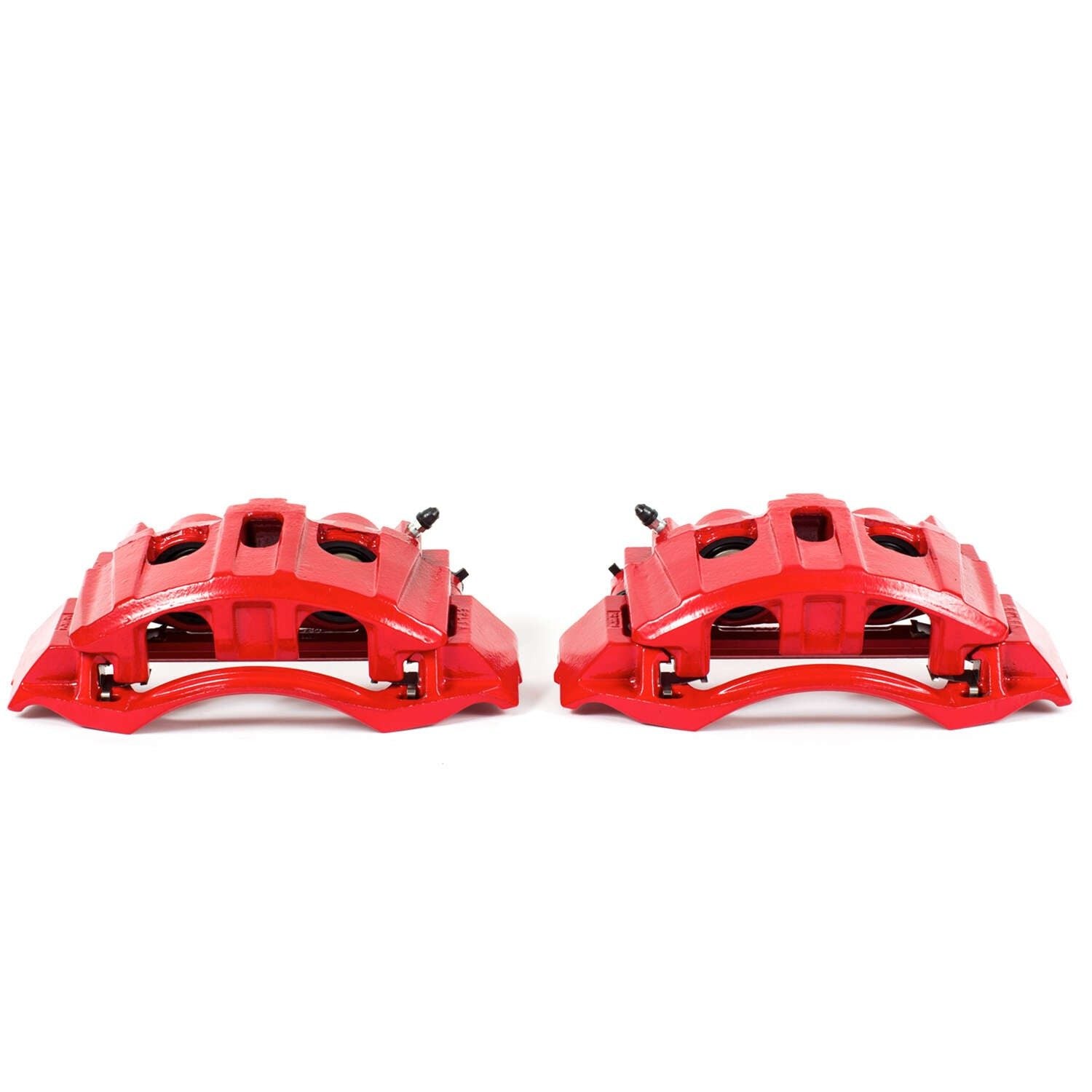 PowerStop Power Stop 08-14 Ford E-150 Rear Red Calipers w/Brackets - Pair S5074