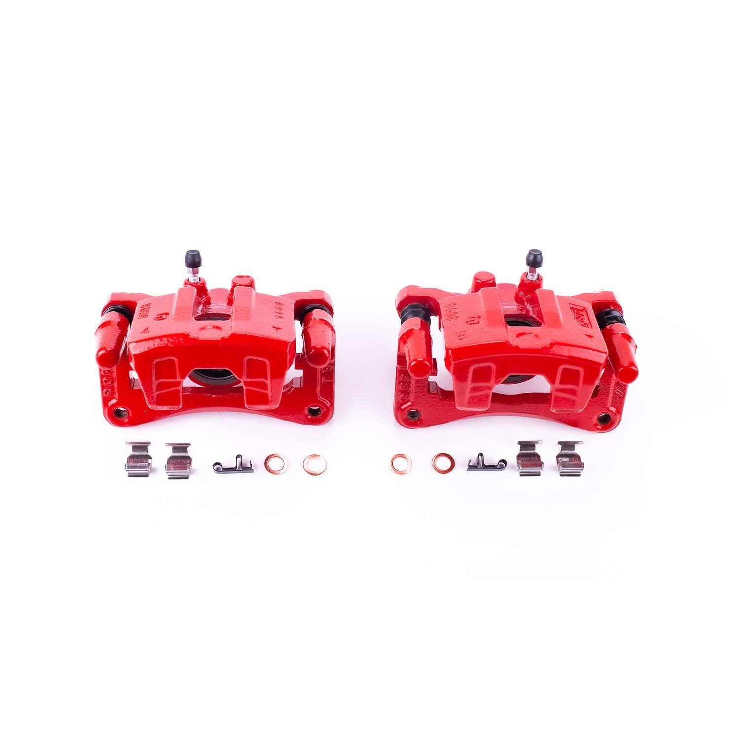 PowerStop Power Stop 12-14 Chrysler 200 Rear Red Calipers w/Brackets - Pair S5104
