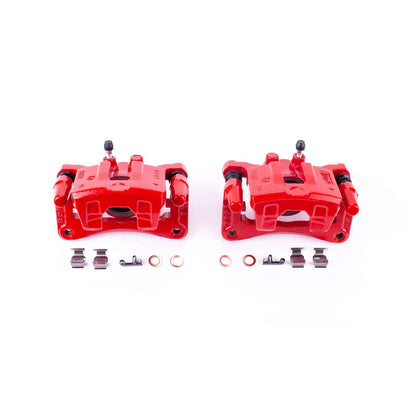 PowerStop Power Stop 12-14 Chrysler 200 Rear Red Calipers w/Brackets - Pair S5104