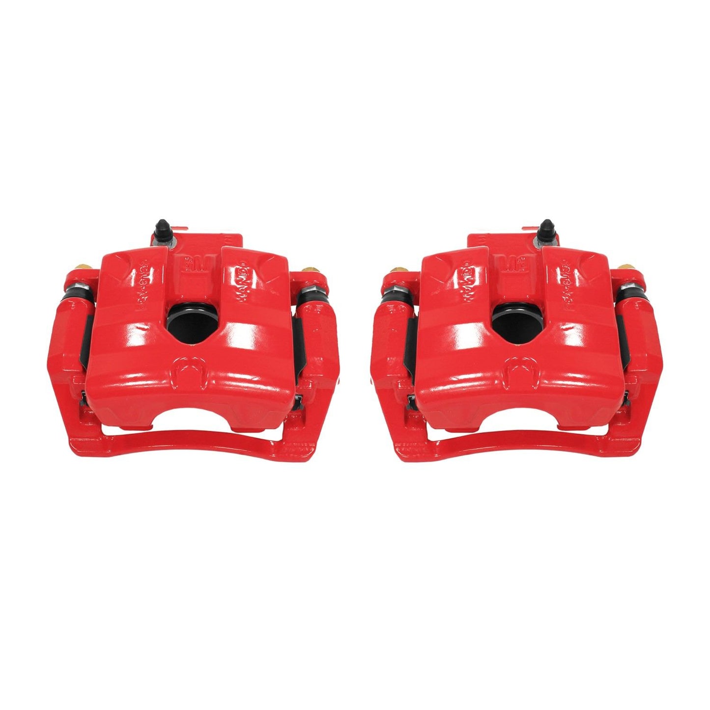 PowerStop Power Stop 10-11 Cadillac SRX Rear Red Calipers w/Brackets - Pair S5118A