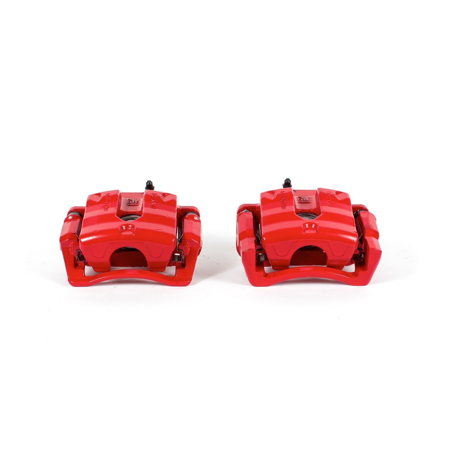 PowerStop Power Stop 08-14 Cadillac CTS Rear Red Calipers w/Brackets - Pair S5118