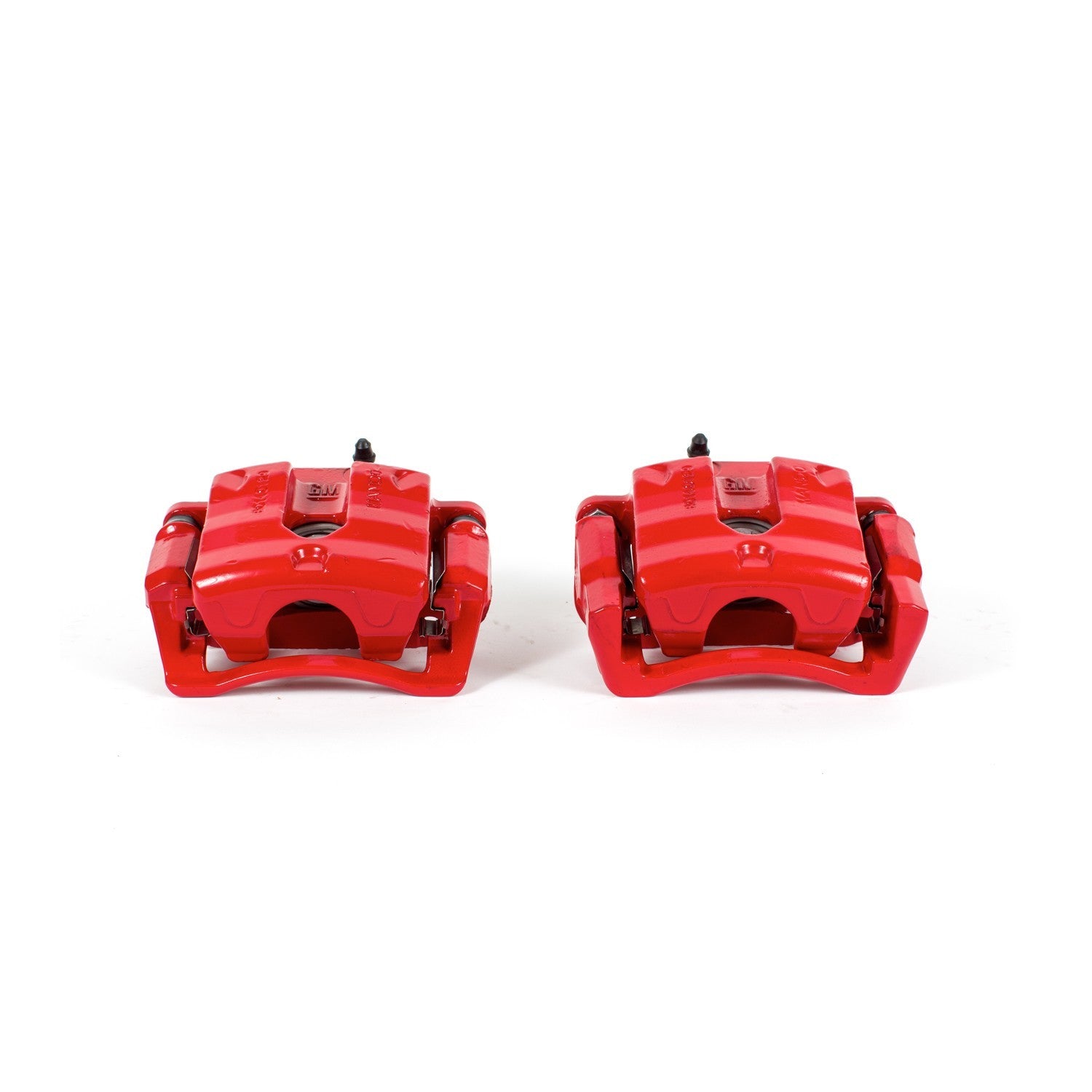 PowerStop Power Stop 08-14 Cadillac CTS Rear Red Calipers w/Brackets - Pair S5118