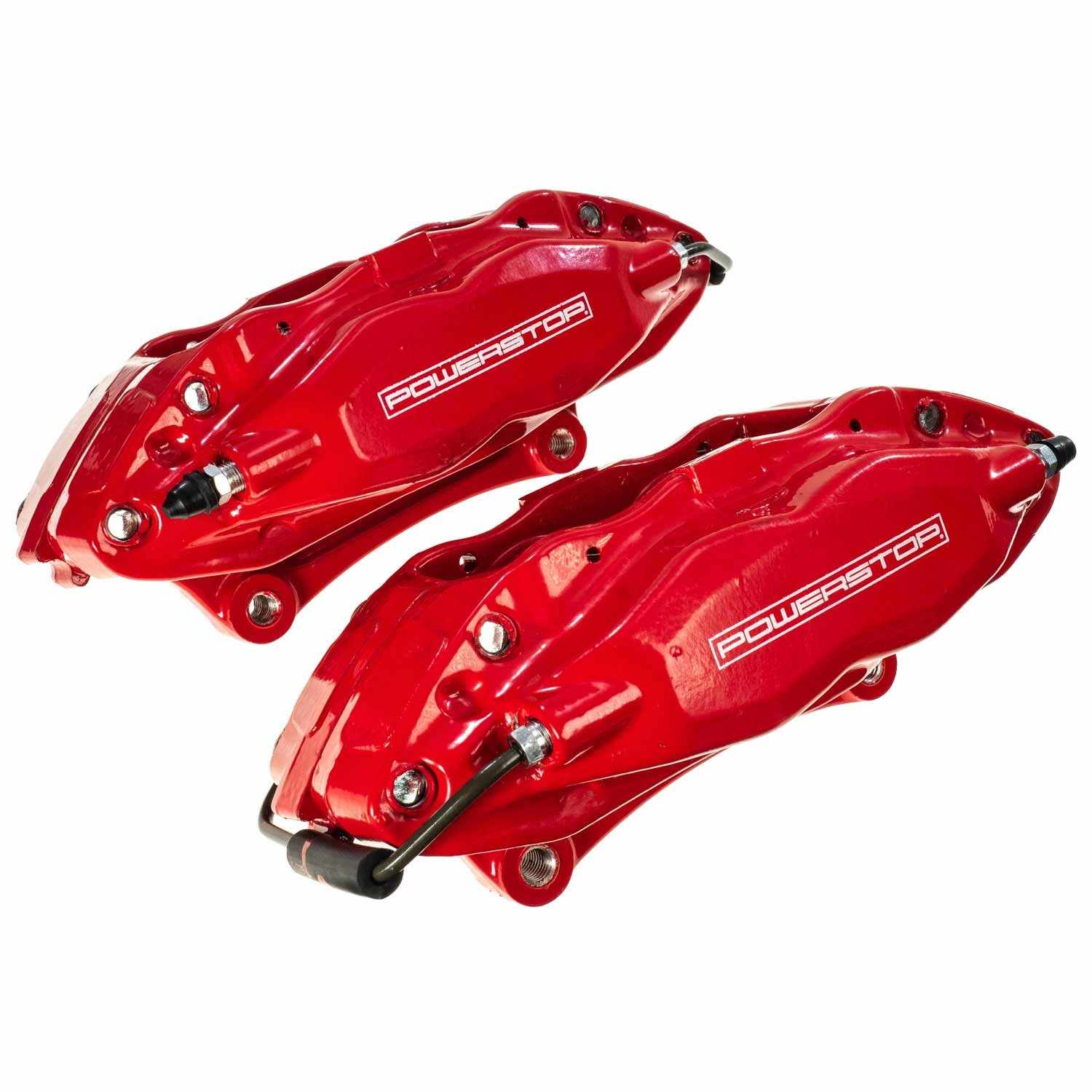 PowerStop Power Stop 07-14 Ford Mustang Front Red Calipers w/o Brackets - Pair S5128