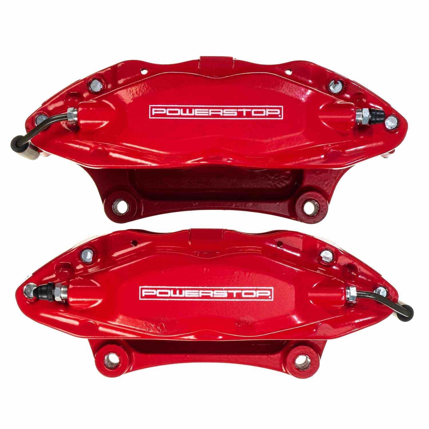 PowerStop Power Stop 07-14 Ford Mustang Front Red Calipers w/o Brackets - Pair S5128