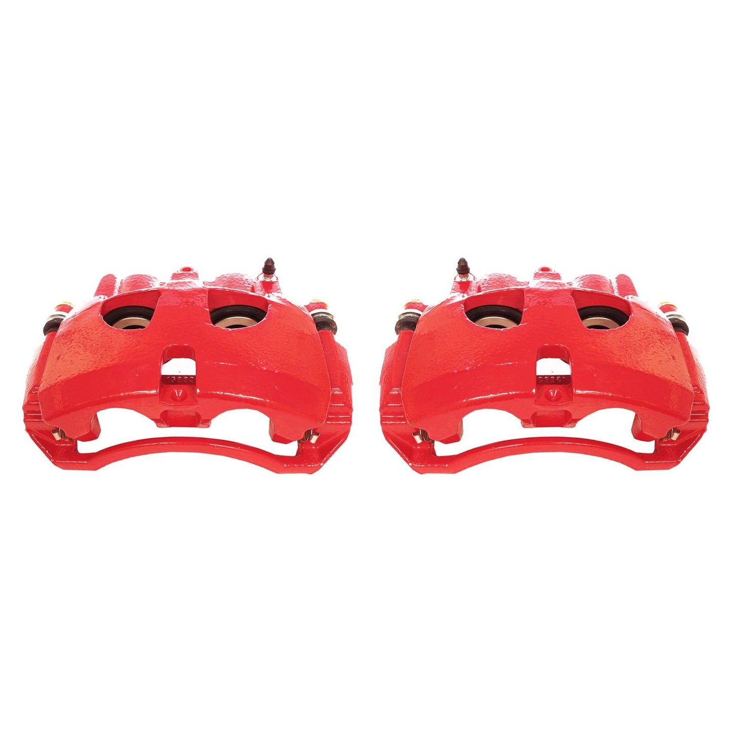 PowerStop Power Stop 09-10 Dodge Ram 2500 Front Red Calipers w/Brackets - Pair S5172