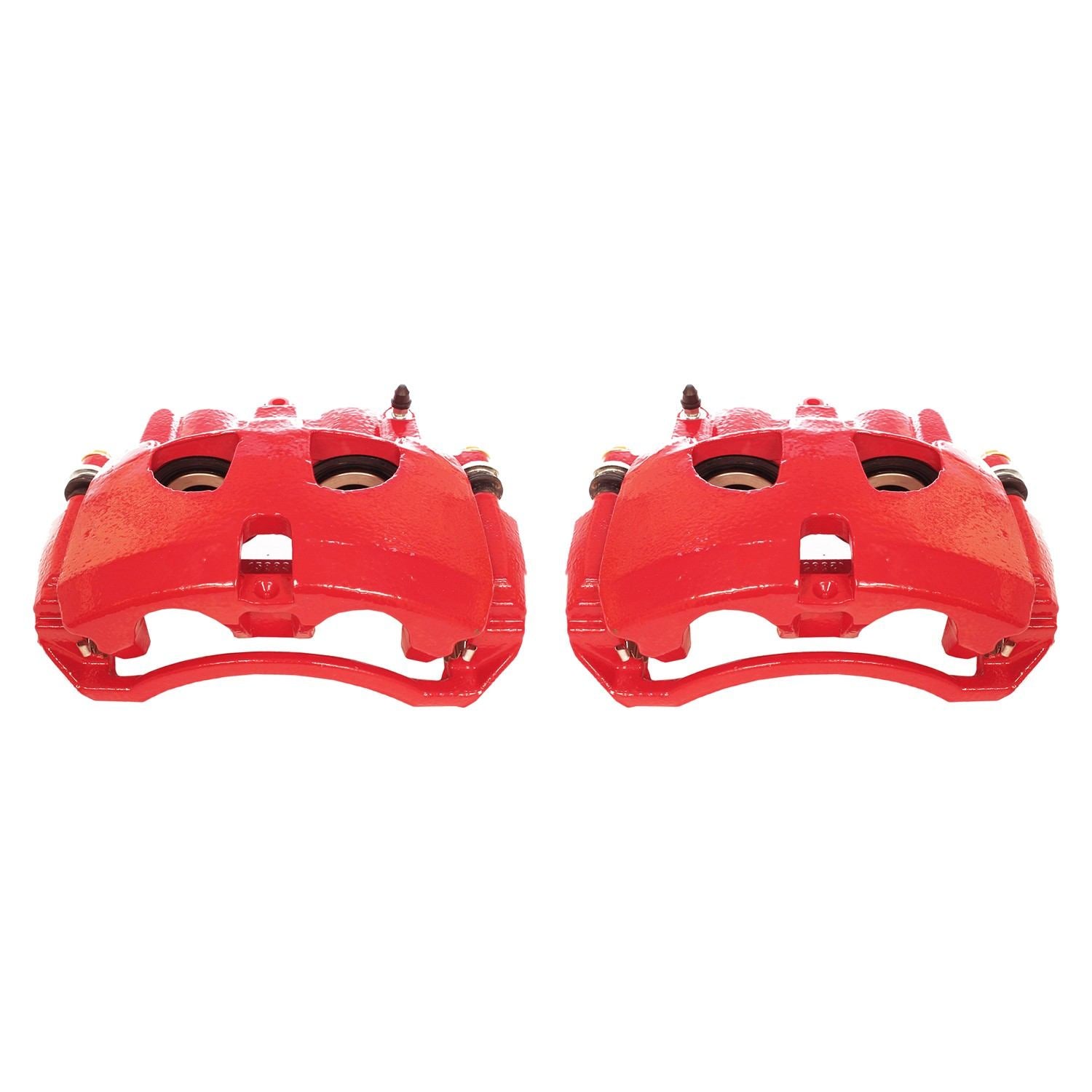 PowerStop Power Stop 09-10 Dodge Ram 2500 Front Red Calipers w/Brackets - Pair S5172