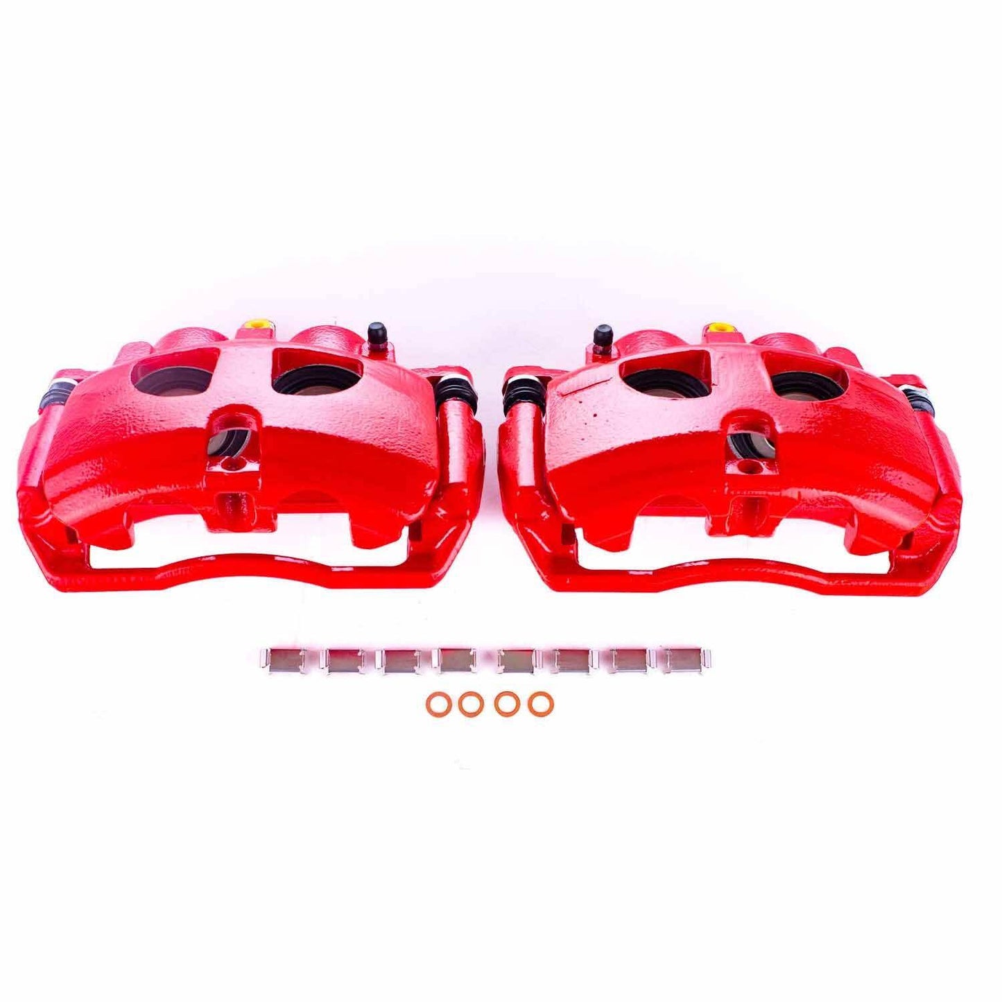 PowerStop Power Stop 09-10 Dodge Ram 3500 Rear Red Calipers w/Brackets - Pair S5210
