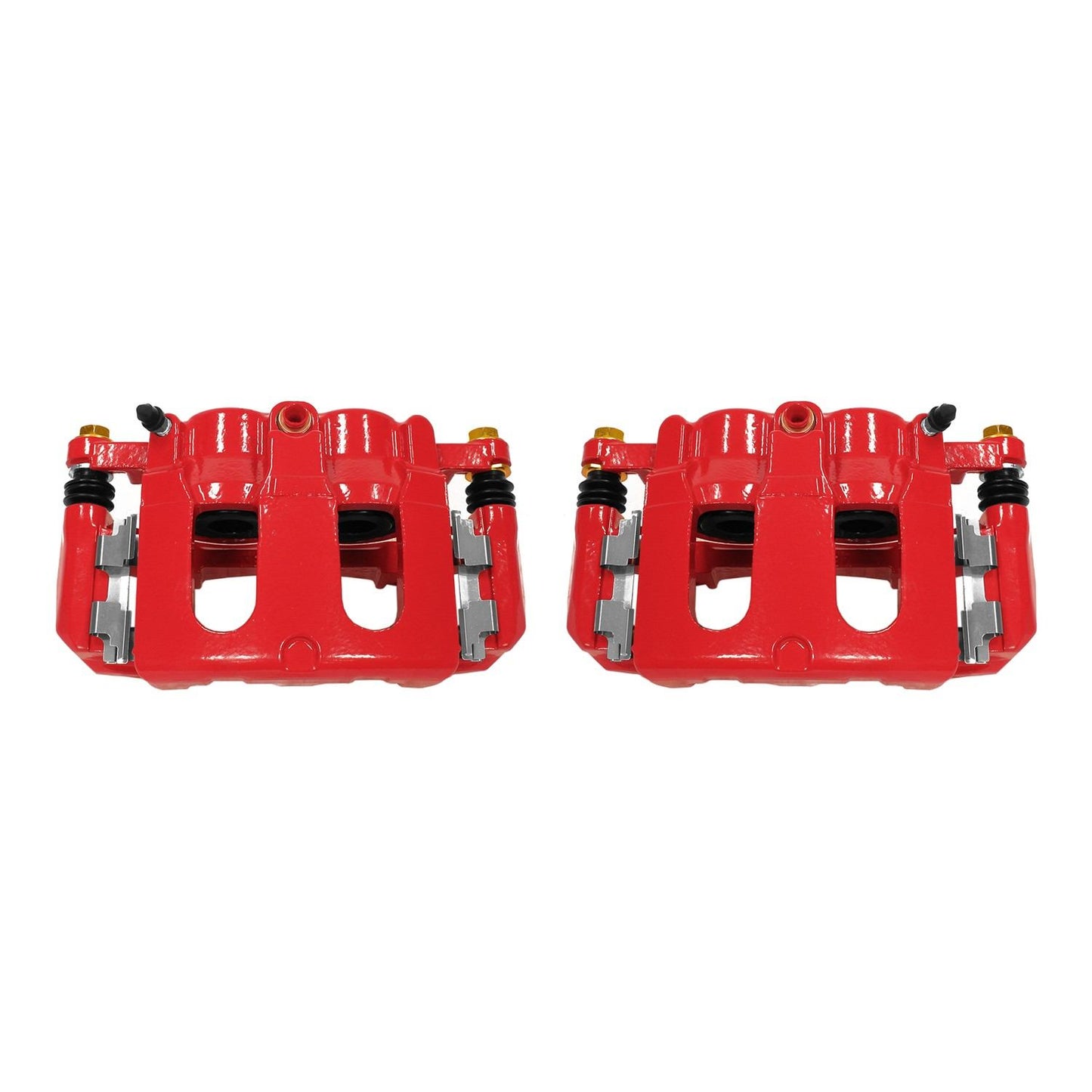 PowerStop Power Stop 11-17 Ford Explorer Front Red Calipers w/Brackets - Pair S5214