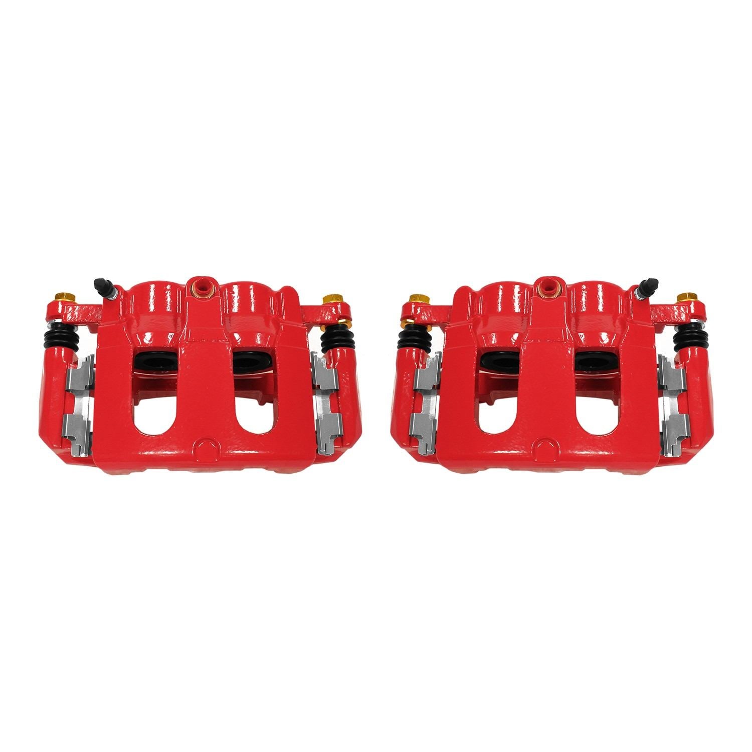 PowerStop Power Stop 11-17 Ford Explorer Front Red Calipers w/Brackets - Pair S5214