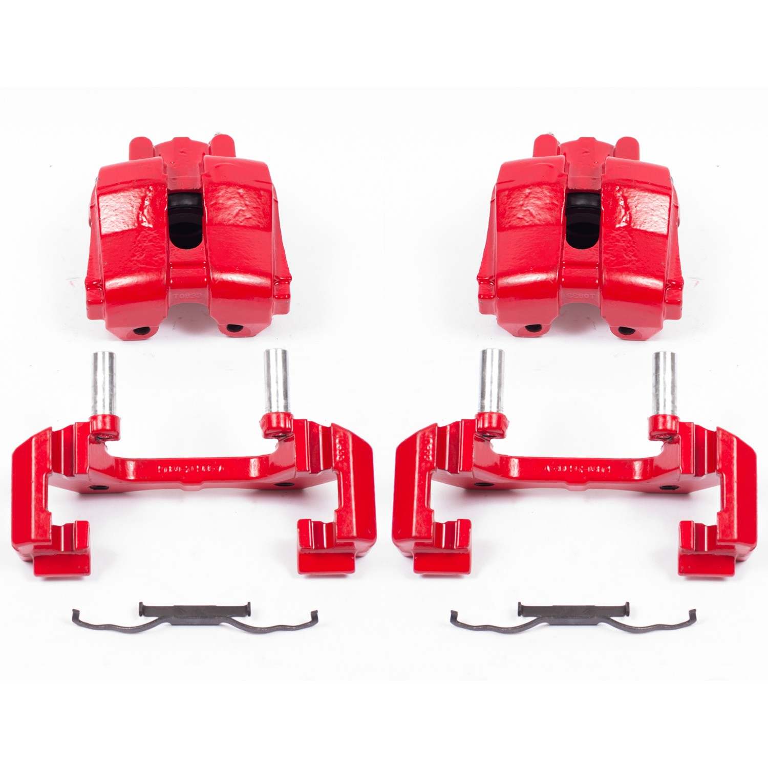 PowerStop Power Stop 09-12 Ford Escape Front Red Calipers w/Brackets - Pair S5276