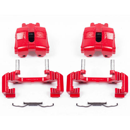 PowerStop Power Stop 09-12 Ford Escape Front Red Calipers w/Brackets - Pair S5276