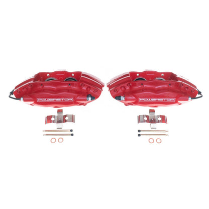 PowerStop Power Stop 10-15 Chevrolet Camaro Rear Red Calipers w/o Brackets - Pair S5282