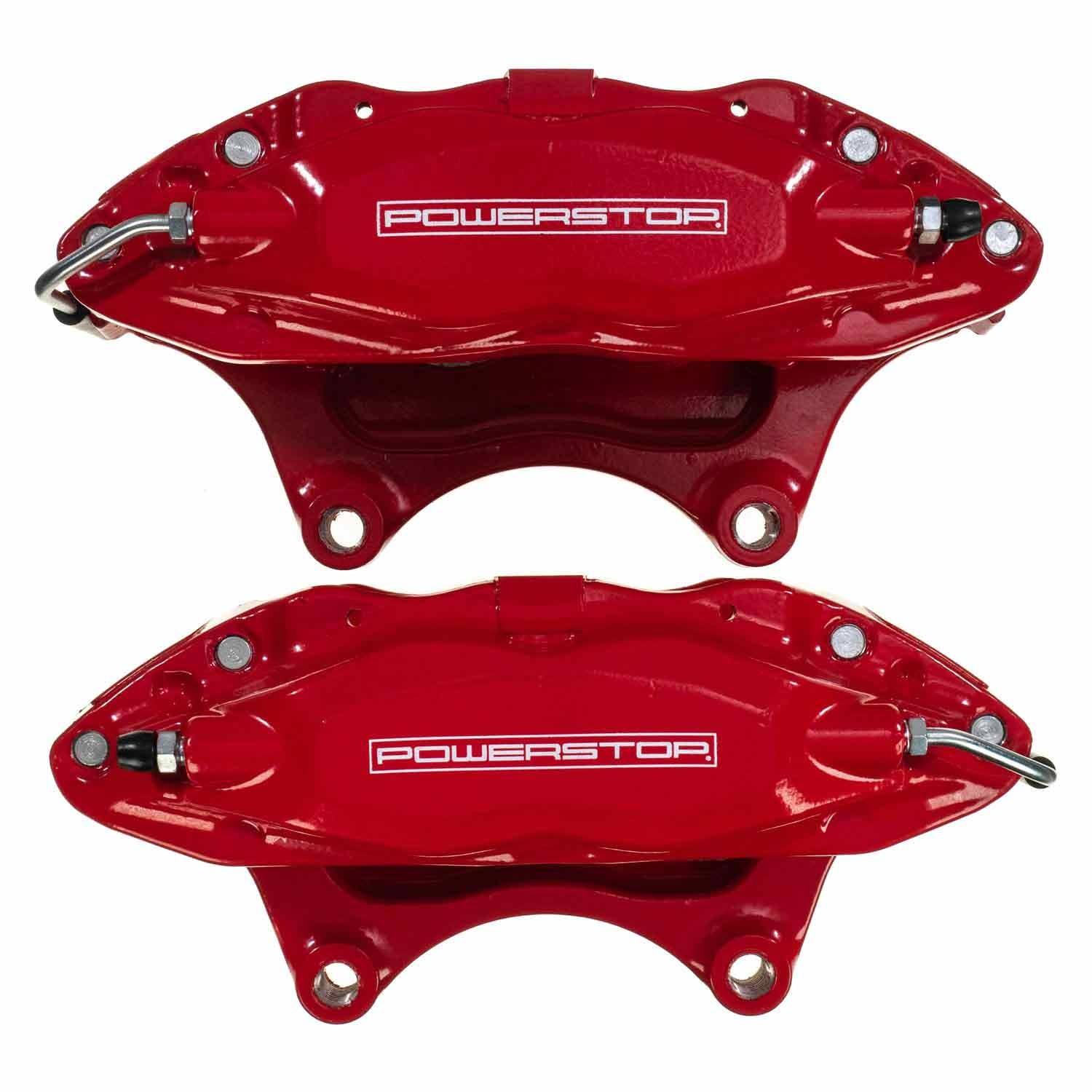 PowerStop Power Stop 10-15 Chevrolet Camaro Front Red Calipers w/o Brackets - Pair S5284