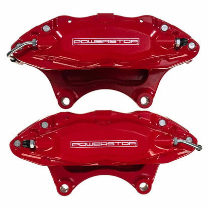 PowerStop Power Stop 10-15 Chevrolet Camaro Front Red Calipers w/o Brackets - Pair S5284